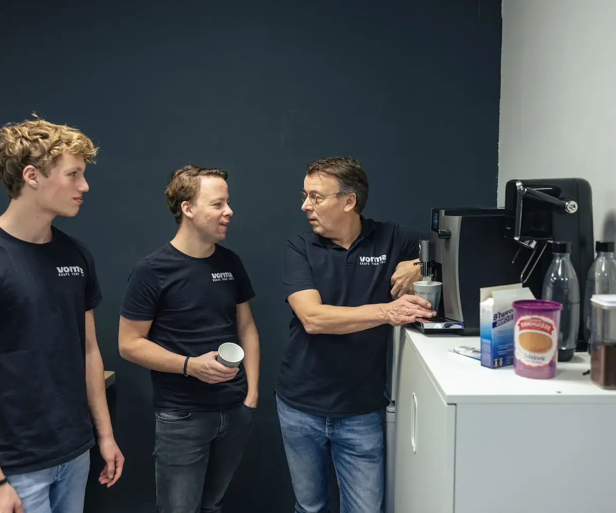team koffie pauze